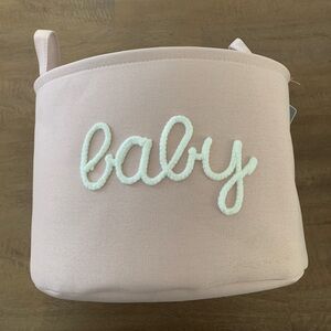 Pink Baby Storage Basket